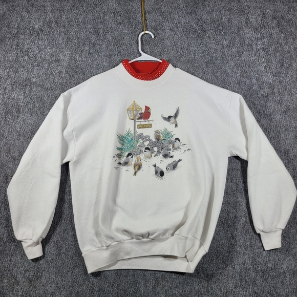 morning sun Other - Vintage Morning Sun Womens XL 90s Pullover Sweatshirt Sweater Bird Watchers